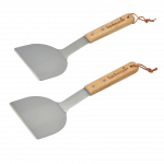 Griliaus įrankių mentelės Barbecook, su medinėm rankenom, 2 vnt.