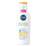 Įdegio balzamas vaikams Nivea Babies & Kids Sensitive Protect, SPF50+, 200 ml