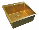 Nerūdijančio plieno plautuvė D5151HG GOLD, 510 x 510 x 220 mm