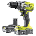 Akumuliatorinis suktuvas-gręžtuvas RYOBI ONE+ R18DD3-220S, 18 V, 2 x 2,0 Ah