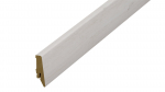 MDF grindjuostė CLIP, Balinto ąžuolo sp., 58mm auk&scaron;čio, 19mm pločio, 2,4m ilgio