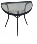 Lauko stalas Linosa, 41x71x64 cm, juodas
