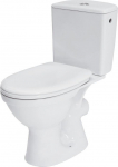 Unitazo komplektas CERSANIT Compact 331 MERIDA M010, su lėtai atsidarančiu dangčiu, 625 x 370 x 755 mm