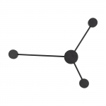 Sieninis &scaron;viestuvas TK LIGHTING AVIA BLACK 3, 3xGX53, LED max 10W