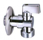 Kampinis ventilis INVENA ZW-11-W15-L, 1/2"x1/2", metalinė rankena