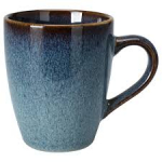 Puodelis STONEWARE GLAZE, mėlynos sp., 350 ml