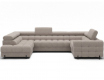 Kampinė sofa Fectory, smėlio sp., 205 x 346 cm x 93 cm