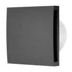 Buitinis ventiliatorius E-EXTRA EET100A, DN100, antracito sp.