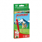 Spalvoti pie&scaron;tukai ALPINO, 12 spalvų