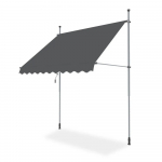 Balkono markizė EASY, 250x130 cm, Grey