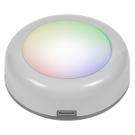 I&scaron;manusis naktinis LED &scaron;viestuvas OSRAM SMART+ DOT IT, 0,5W RGBW 4lm DIM Bluetooth, USB-C veikia 14h