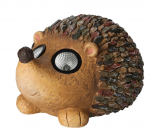 Lauko &scaron;viestuvas - dekoracija HEDGEHOG, įkraunama saulės energija, 19 cm