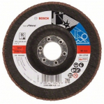 Žiedlapinis &scaron;lifavimo diskas BOSCH X571, 125 x 22,23 mm, K60