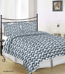 Satino patalynės komplektas NOSTRA 30-0804 BLUE, 200x220cm, 2x50x70cm, 100% medvilnės