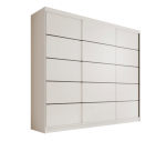 Spinta ADRK Andy, balta sp., 250 cm x 58 cm x 215 cm, su veidrodžiu