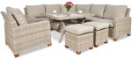 Lauko baldų komplektas TOLEDO DINING, Beige