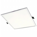 Įleidžiama LED panelė TOPE Split, 30 W, 2400 lm, 4000K, IP44, baltos sp., kvadrato f.