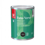 Medinių lysvių aliejus TIKKURILA PATIO VERSO, juodos sp., 0,9 l