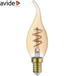 Dekoratyvinė LED lemputė AVIDE SOFT FILAMENT, E14 žvakė liepsna, 3W (=19W), 2700K, 180 lm