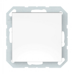 Kryžminis perjungiklis, be rėmelio Vilma QR1000 su lempute, baltos sp.