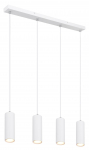 Pakabinamas &scaron;viestuvas GLOBO Robby, 4 x GU10, 35W, baltos sp., 6 x 65 x 120 cm