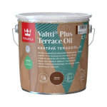 Terasų ir lauko baldų aliejus TIKKURILA VALTTI PLUS TERRACE OIL, rudos sp., 2,7 l