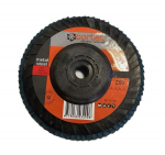 Žiedlapinis &scaron;lifavimo diskas CORTEX, 125 mm, P60, cirkonis, nerūdijančiam plienui, M14 sriegis