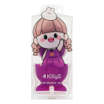 Makiažo kempinėlė su stoveliu KillyS Tamagotchi Girl, violetinė, 1 vnt.