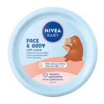 Prižiūrimasis veido ir kūno kremas Nivea Baby, 200 ml