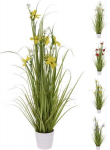 Dirbtinis augalas baltame vazone, 95 cm