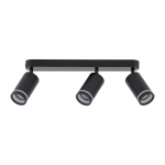 Ta&scaron;kinis &scaron;viestuvas TK LIGHTING JET BLACK, 3 x GU10 max 10W