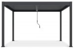 Pavėsinė Pergola ELEGANCE DUO 360x400 cm, Anthracite