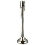 Metalinė žvakidė, sidabrinės sp., 8,5 x 3,1 cm