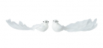 Įsegamos kalėdinės dekoracijos BIRD, baltos sp., 4,5 x 23 x 5 cm, 2 vnt