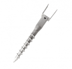 Įsukamas sraigtinis polis U 101x1085x2mm HDG