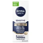 Kreminis gelis veidui ir 3 dienų barzdai Nivea Men Sensitive, 50 ml