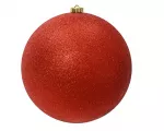Kalėdinis eglės žaisliukas BAUBLE, raudonos sp., 14 cm, 1 vnt