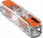 WAGO Universali 2-krypčių, 2 laidų jungtis INLINE, 0,2mm - 4mm 32A, 60 vnt.