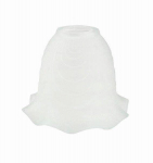 Stiklinis &scaron;viestuvo gaubtas G. LUX Linda, E27, skaidri matinė sp.