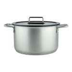Nerūdijančio plieno puodas su dangčiu UNIWELL, 24 cm