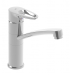 Praustuvo mai&scaron;ytuvas RUBINETA Virtu-19, su ilgu sukiojamu snapu, chromo sp.