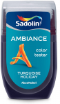 sp. testeris SADOLIN AMBIANCE TURQUOISE HOLIDAY, visi&scaron;kai matiniai, 30 ml