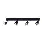 Lubinis &scaron;viestuvas TK LIGHTING TOP BLACK 4, 4xGU10  LED 10W