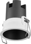 Įleidžiamas LED &scaron;viestuvas OSRAM SPOT TWIST, IP20 5W 3000K 400lm, juodos sp., &oslash;7cm
