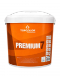 Sienų dažai TOPCOLOR PREMIUM 7, matiniai, baltos sp., 9 l