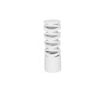 Užbaigimas karnizui VENEZIA, metalinis, baltos sp., &Oslash;19 mm, 2 vnt.