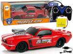 RC sportinis automobilis su pultu, 1:16, raudonas
