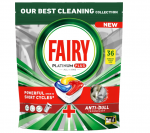 Automatinių indaplovių kapsulės FAIRY Platinum+ Lemon, 36vnt