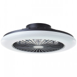 LED &scaron;viestuvas-ventiliatorius BRILLIANT SALERNO,40W,3000-6500K,4700lm,RGB,&Oslash;49cm,su pultu