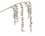Kalėdinė dekoracija  WILLOW BRANCH, &scaron;ampaninės sp., 3 x 6 x 95 cm, 1 vnt